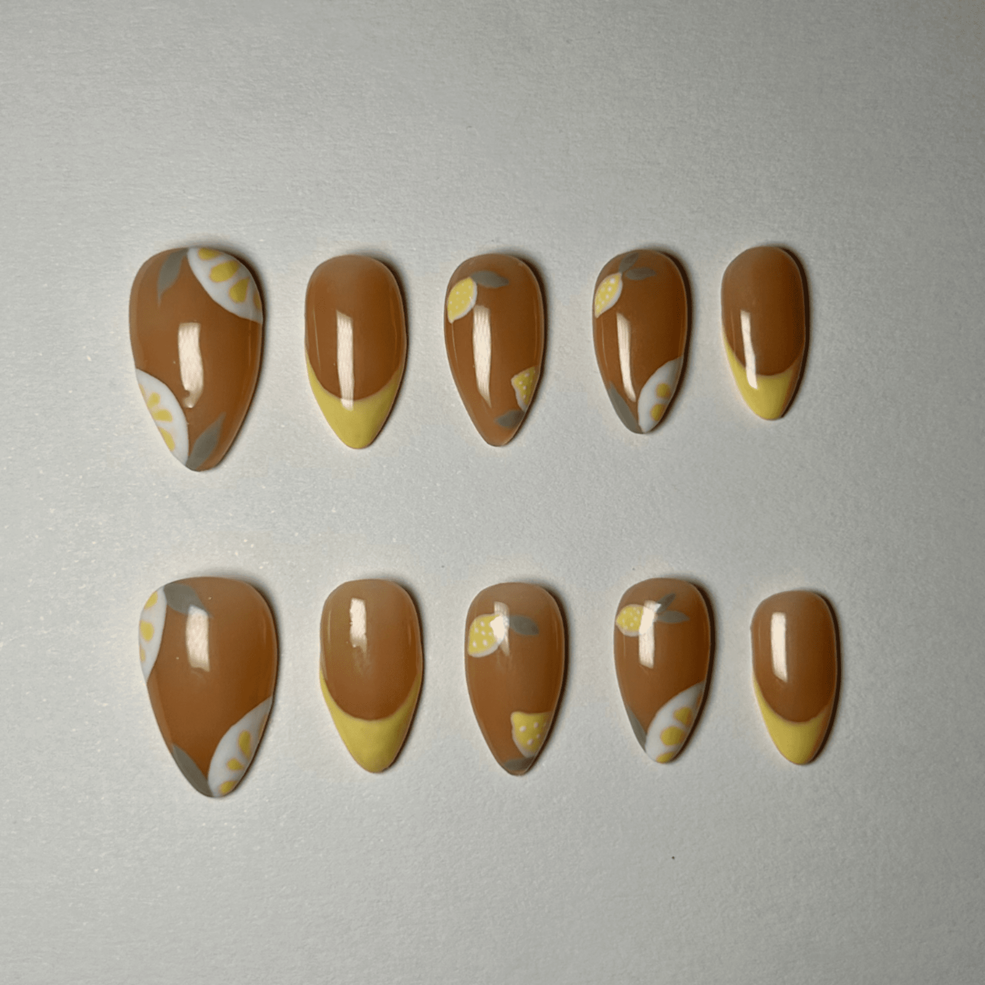 Uña press-on Lemon - 2